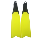 Black yellow diving fins