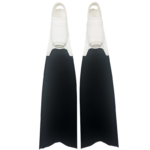 white footpocket black blade fins