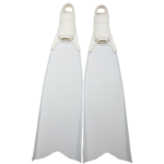 white blade white footpocket fins