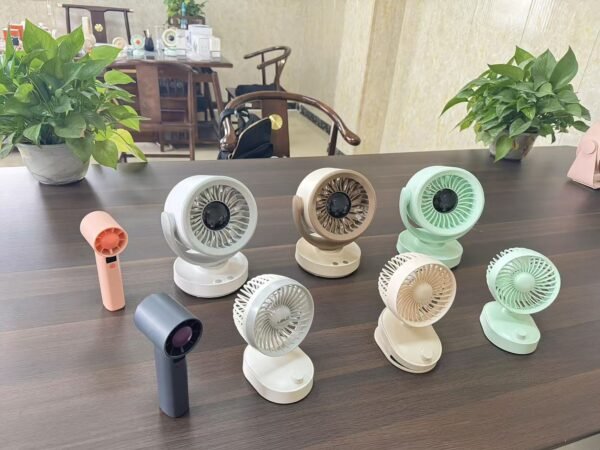 Portable Upgraded Desk Air Circulating Fan — Whisper-Quiet USB Rechargeable for Office - 图片 5