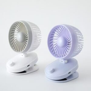 ‌"2025 Upgraded Desk Air Circulating Fan — Whisper-Quiet USB Rechargeable for Office & Dorm"