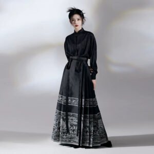 Tradtional Tangzhuang‌ Horse Face dress