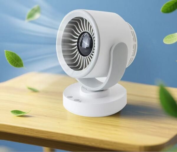 Portable Upgraded Desk Air Circulating Fan — Whisper-Quiet USB Rechargeable for Office - 图片 3