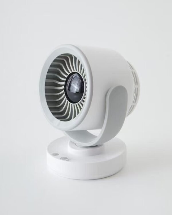 Portable Upgraded Desk Air Circulating Fan — Whisper-Quiet USB Rechargeable for Office - 图片 2