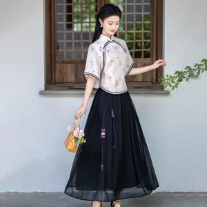 New Chinese-style modified tradtional Chinese Clothes