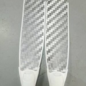 12K Sliver Carbon fiber twill free diving fins